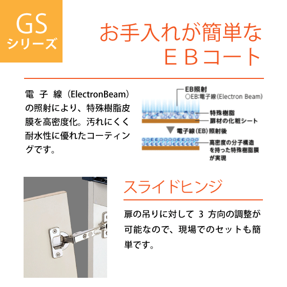 住設倶楽部 / 吊戸棚(不燃仕様) 幅：45cm 高さ：70cm GSシリーズ GSM
